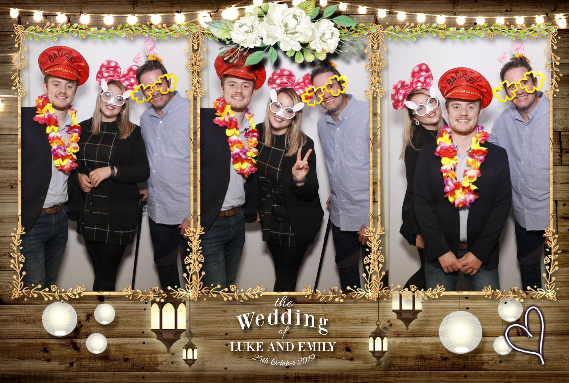 Luke & Emily's Wedding | View more photos from the event at gallery.myphotoboothexperience.co.uk/u/MyPhotoBoothExperienceLtd/Luke-Emilys-Wedding